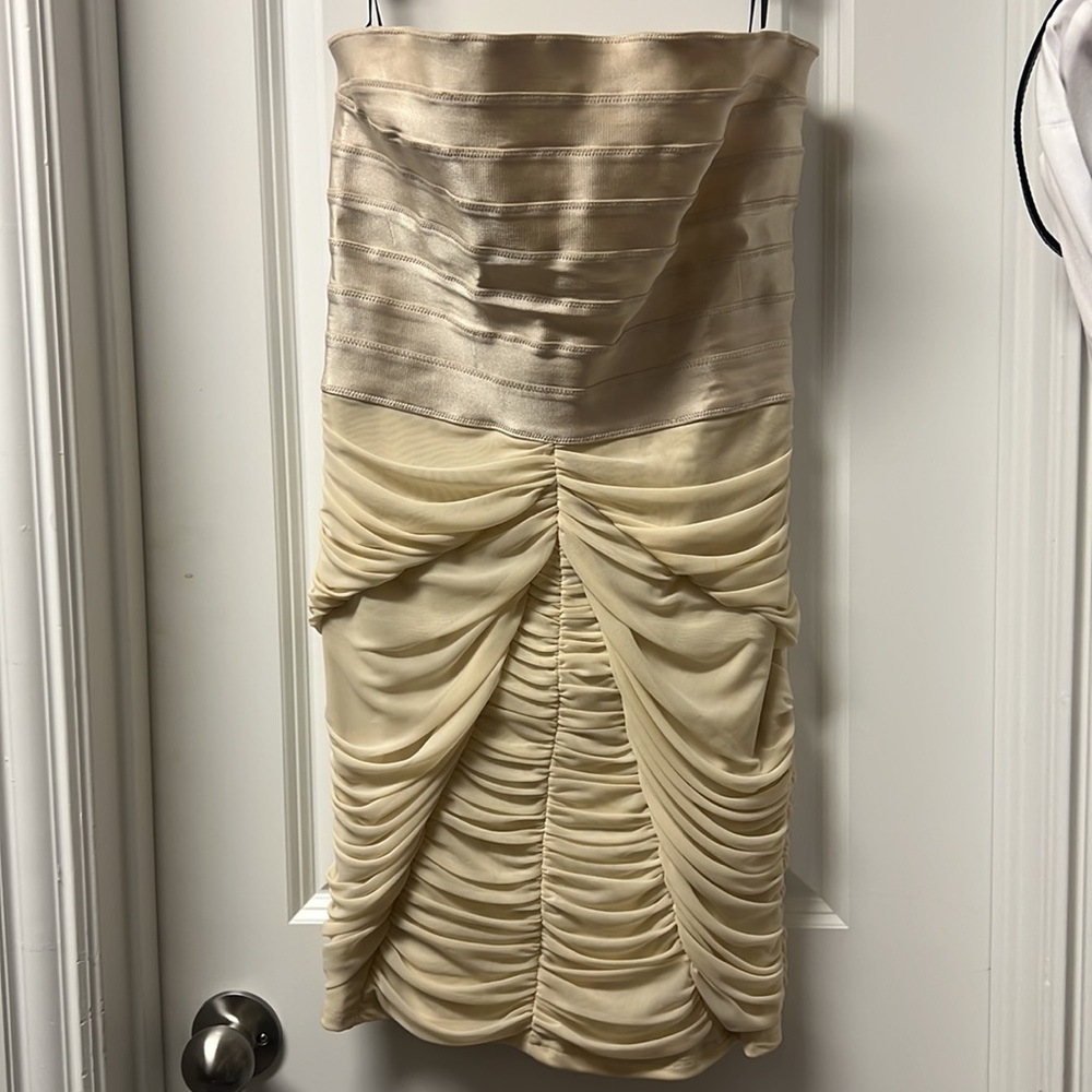 Bebe Strapless Cocktail Dress
